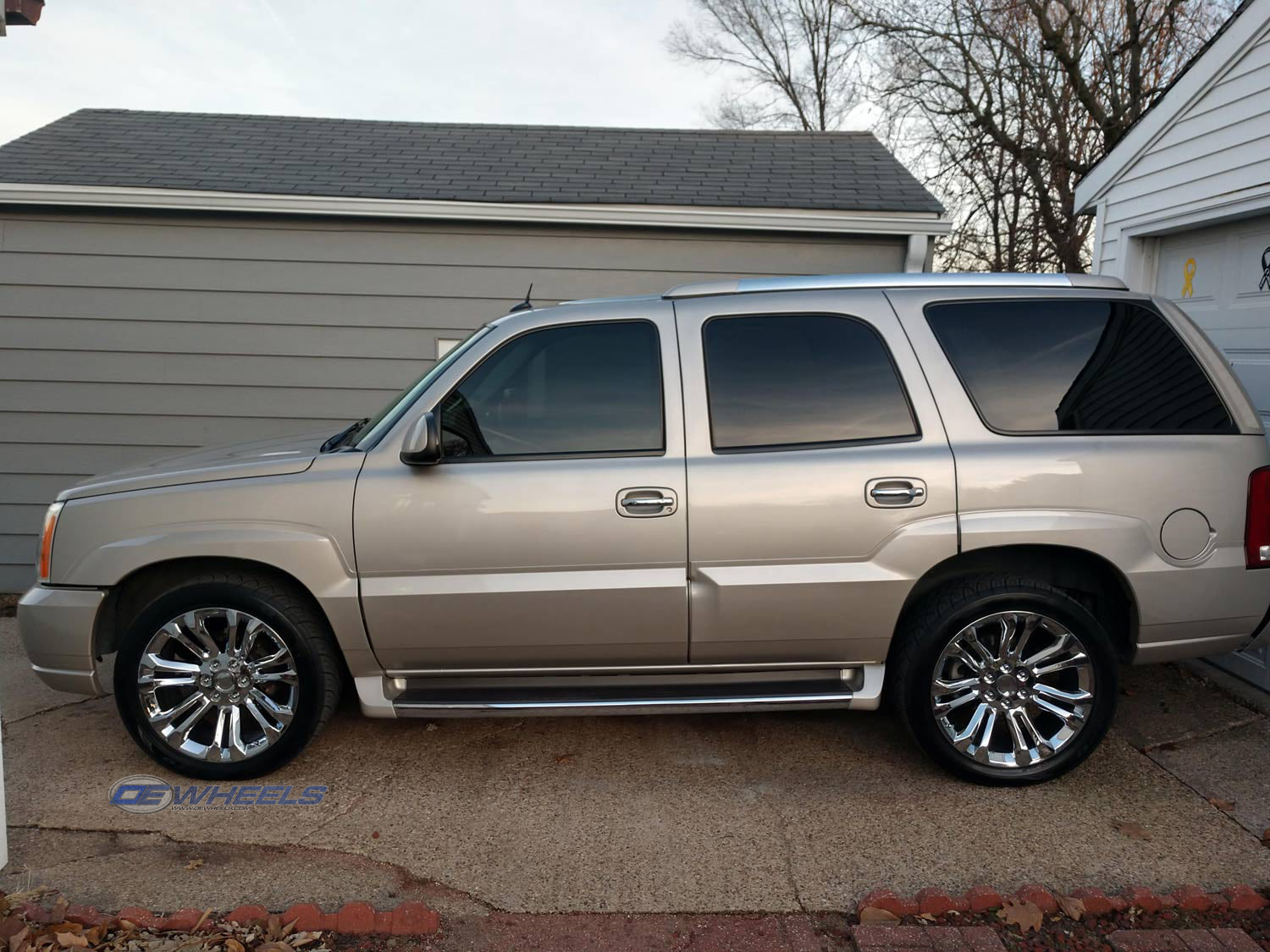 OE Wheels CV43B-22090-6550-24C 22" Replica fits Chevrolet Silverado 22x9 Chrome