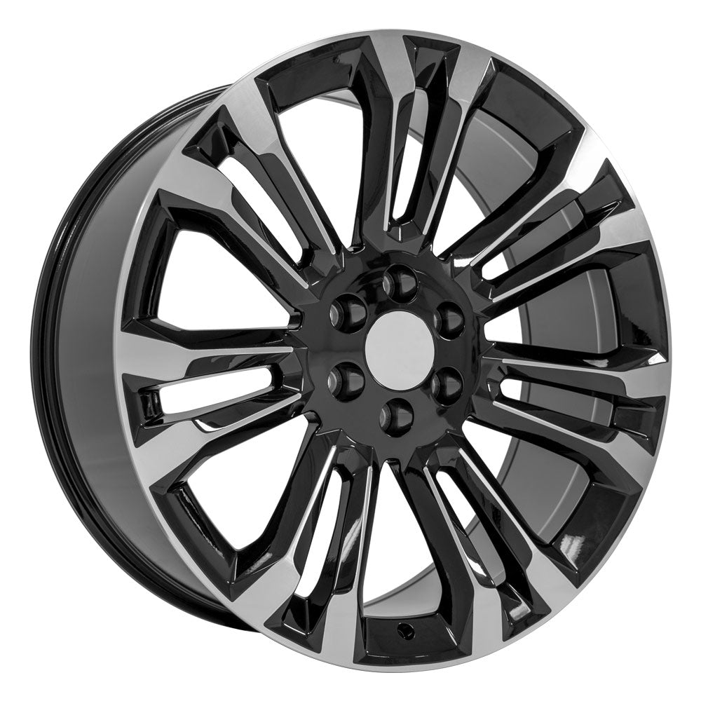 OE Wheels CV43B-24100-6550-24MB 24" Replica fits Chevrolet Silverado 1500 Black