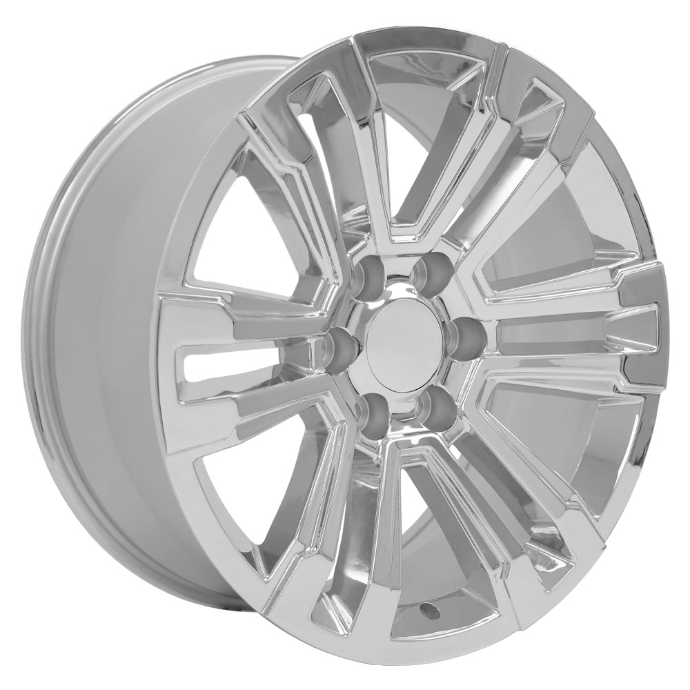 OE Wheels CV44-20090-6550-24C 20" Replica CV44 fits GMC Yukon Denali 20x9 Chrome