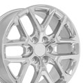 OE Wheels CV62-20090-6550-28C 20" Replica fits Chevrolet Silverado 20x9 Chrome