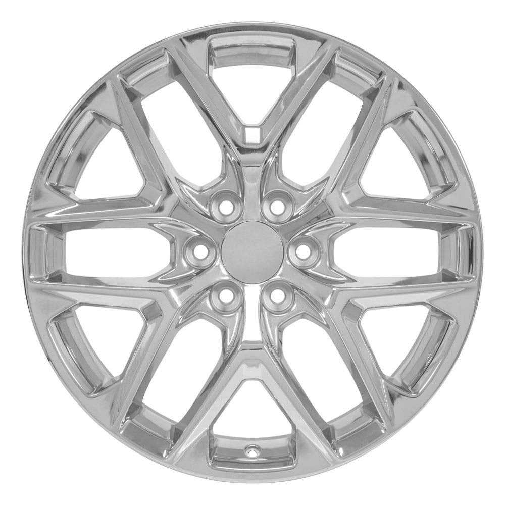 OE Wheels CV62-22090-6550-28C 22" Replica fits Chevrolet Silverado 22x9 Chrome