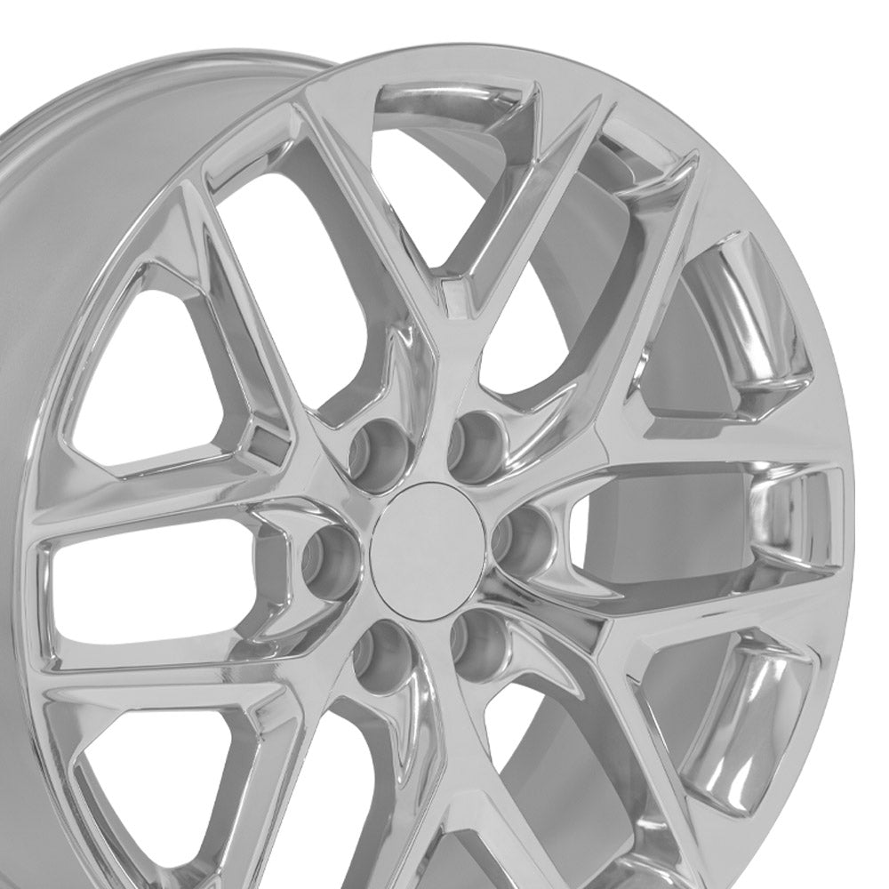 OE Wheels CV62-22090-6550-28C 22" Replica fits Chevrolet Silverado 22x9 Chrome