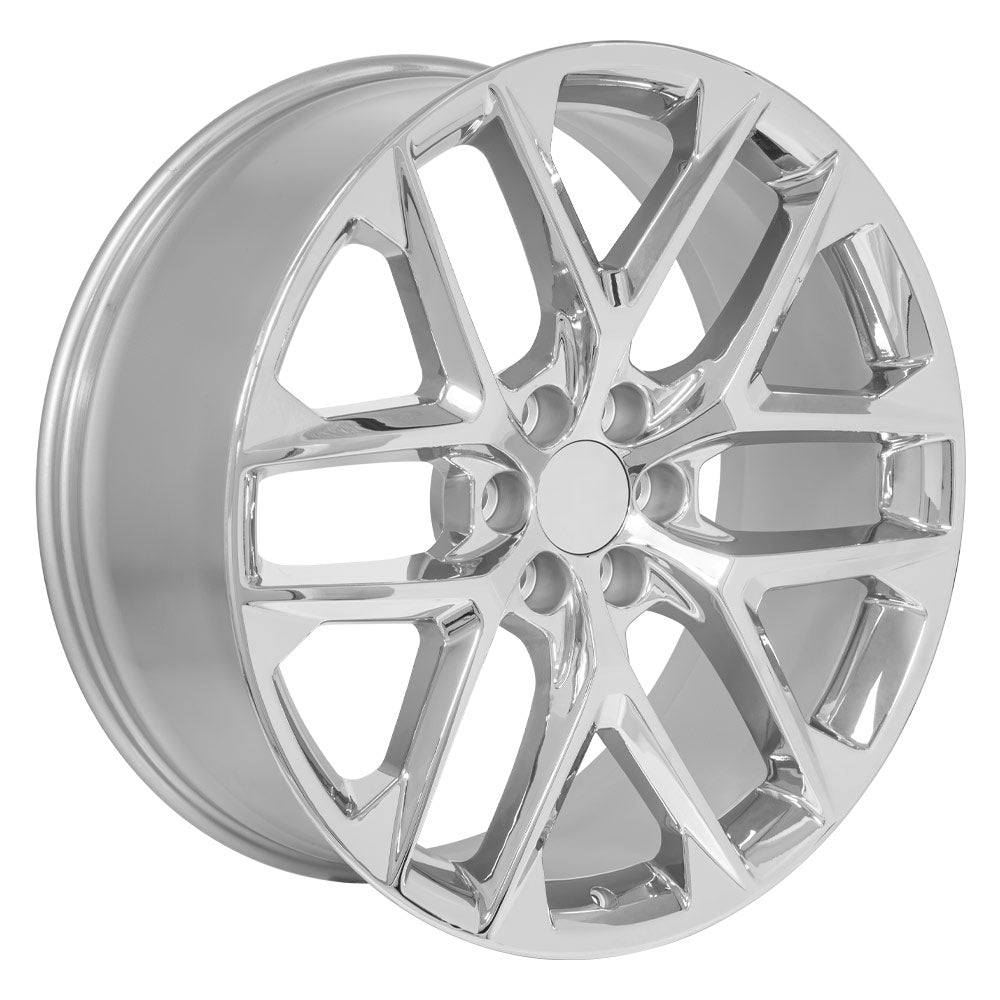 OE Wheels CV62-24100-6550-28C 24" Replica fits Chevrolet Silverado 24x10 Chrome