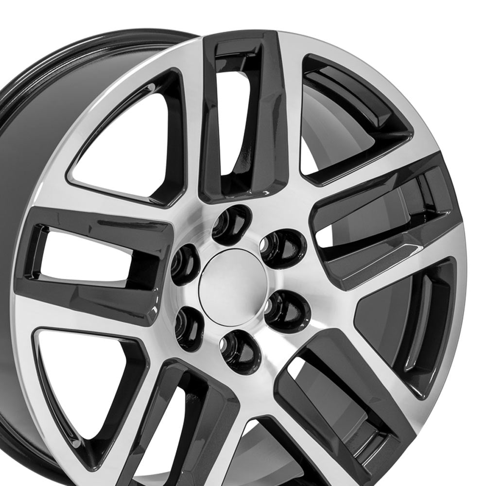 OE Wheels CV63-20090-6550-28MG 20" Replica fits Chevy Silverado 1500 Gunmetal