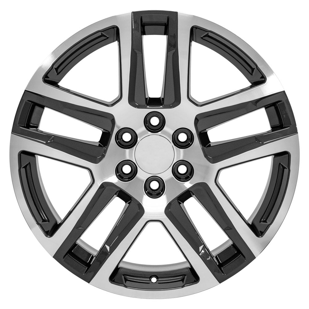 OE Wheels CV63-22090-6550-28MG 22" Replica fits Chevy Silverado 1500 Gunmetal