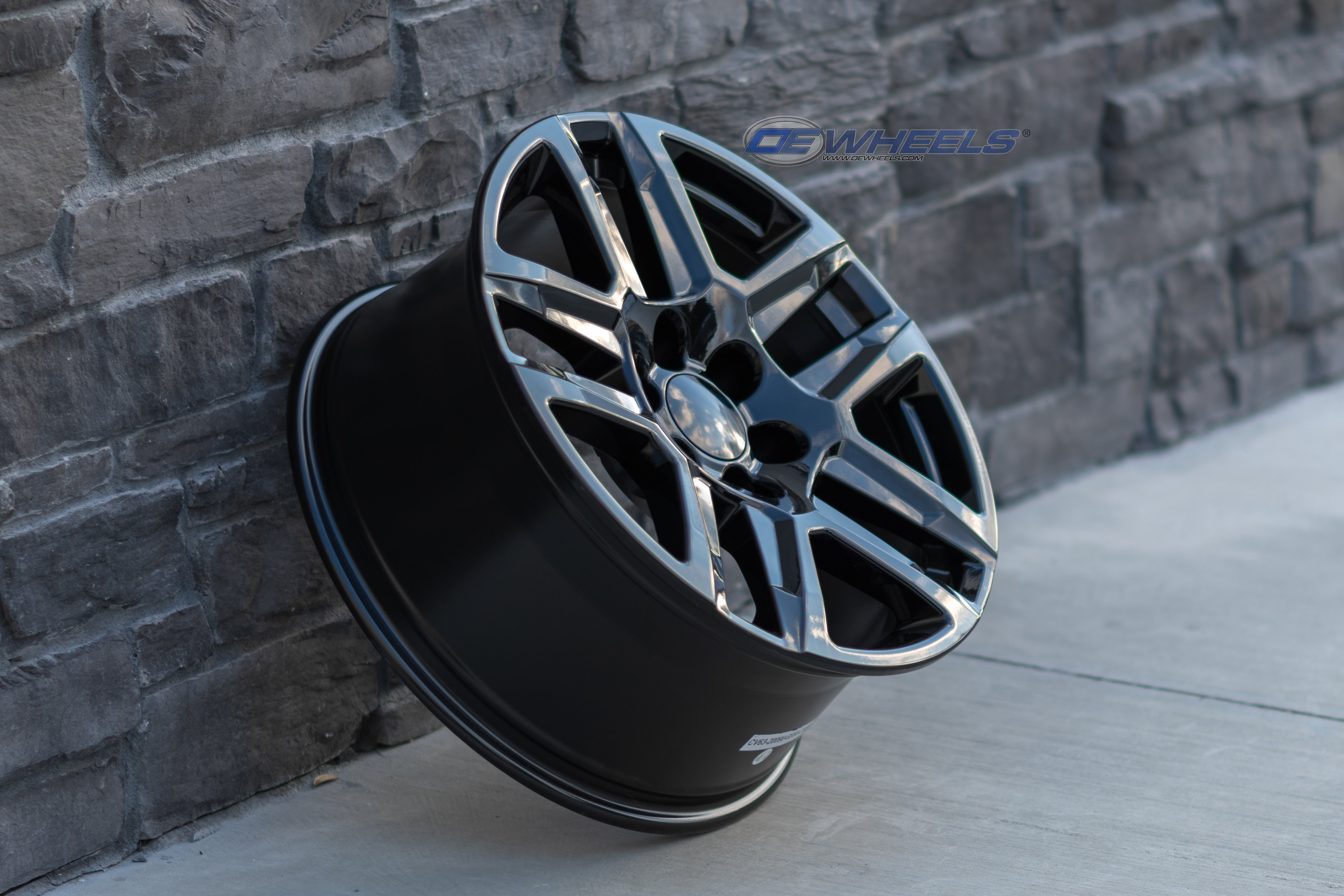OE Wheels CV63-20090-6550-28B 20" Replica fits Chevrolet Silverado 1500 Black