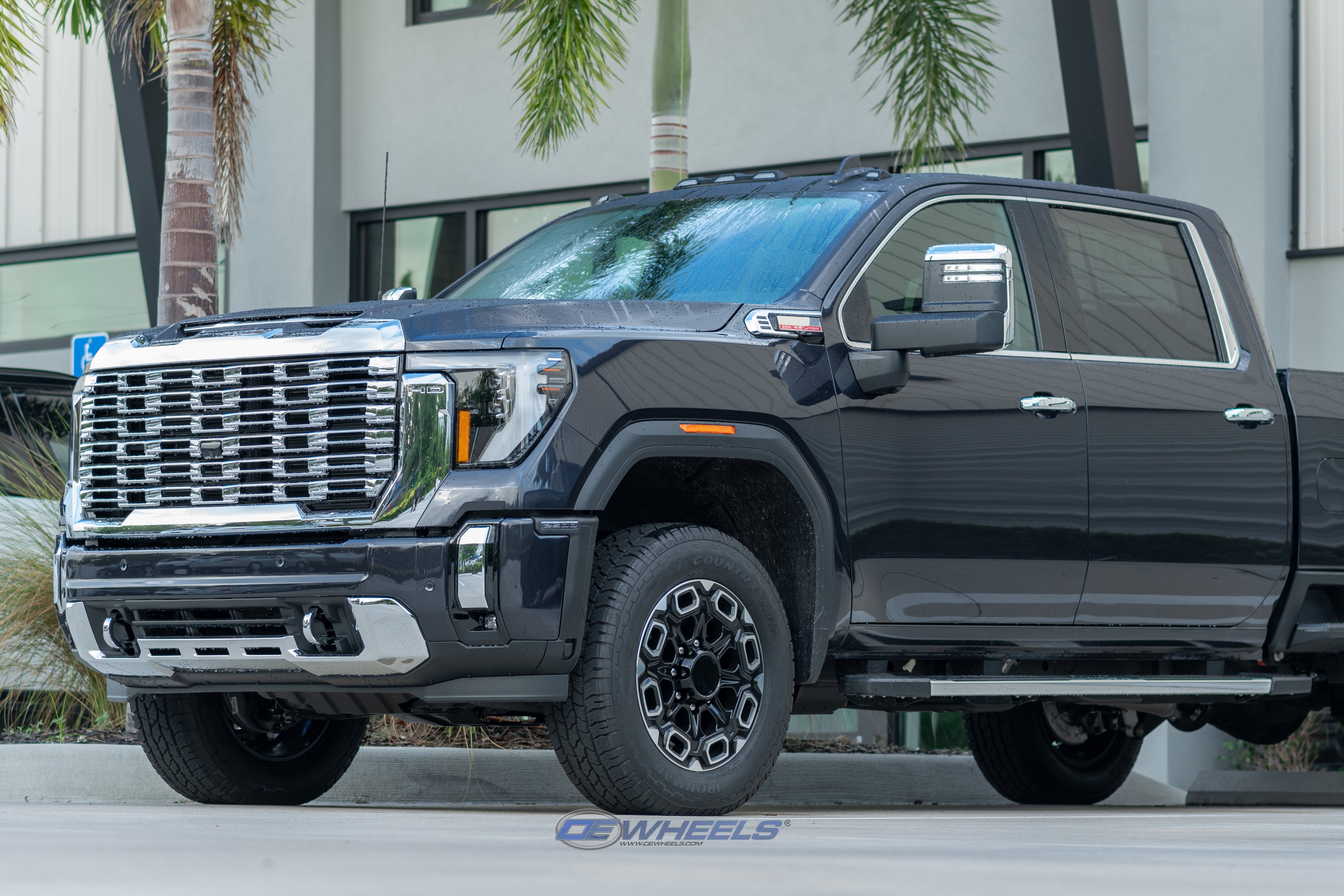 OE Wheels CV64B-20085-8180-47MB 20" Replica fits Chevy Silverado 2500/3500 Black