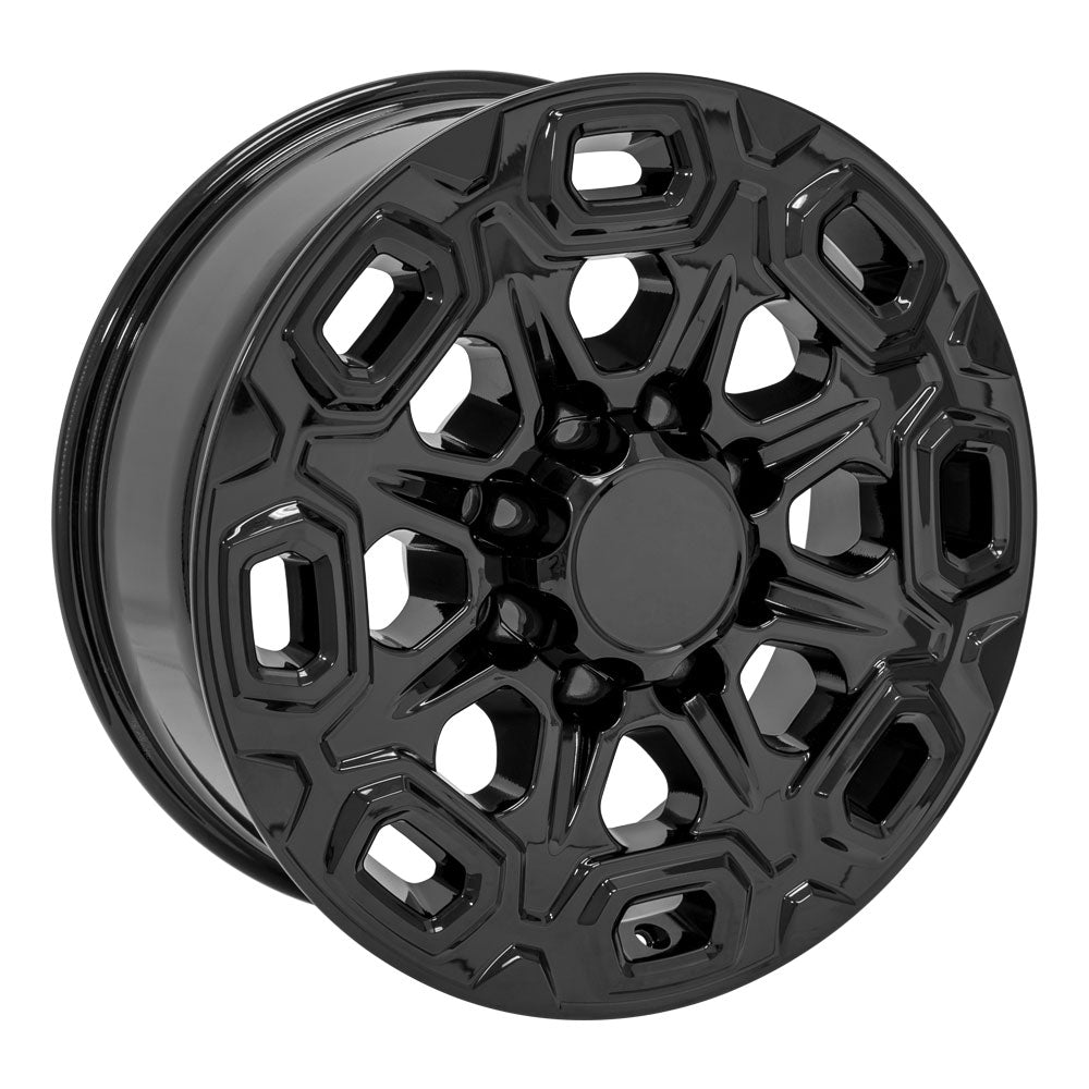 OE Wheels CV64B-20085-8180-47B 20" Replica fits Chevy Silverado 2500/3500 Black