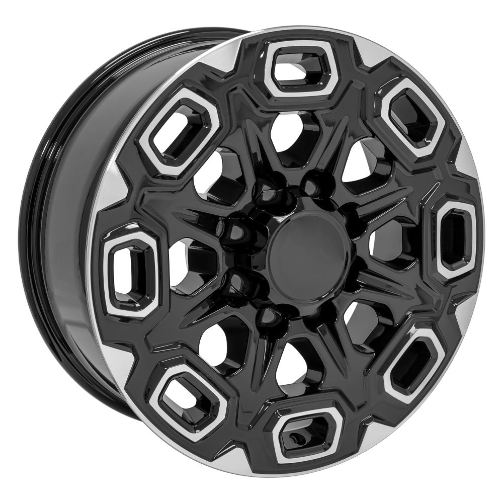 OE Wheels CV64B-20085-8180-47MB 20" Replica fits Chevy Silverado 2500/3500 Black