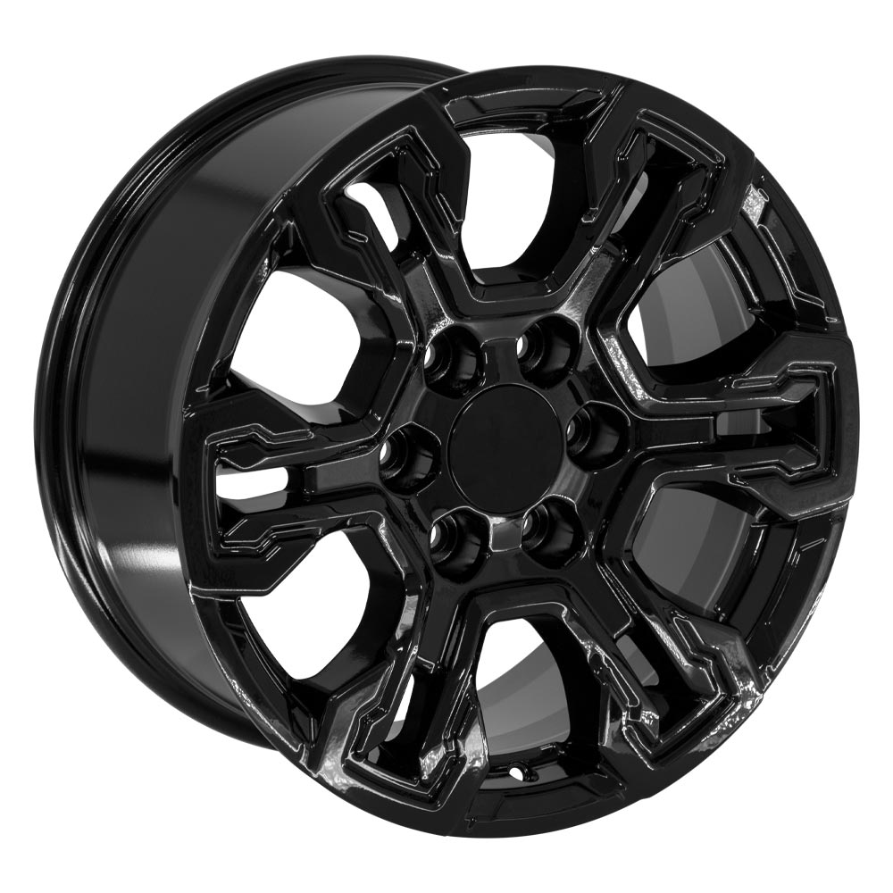 OE Wheels CV65-18085-6550-26B 18" Replica fits Chevrolet Silverado Gloss Black