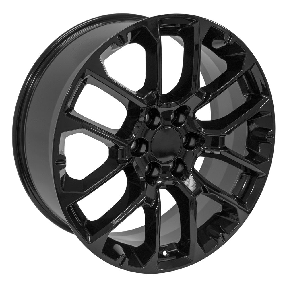 OE Wheels CV67-22090-6550-28B 22" Replica fits Chevrolet Suburban 1500 Black
