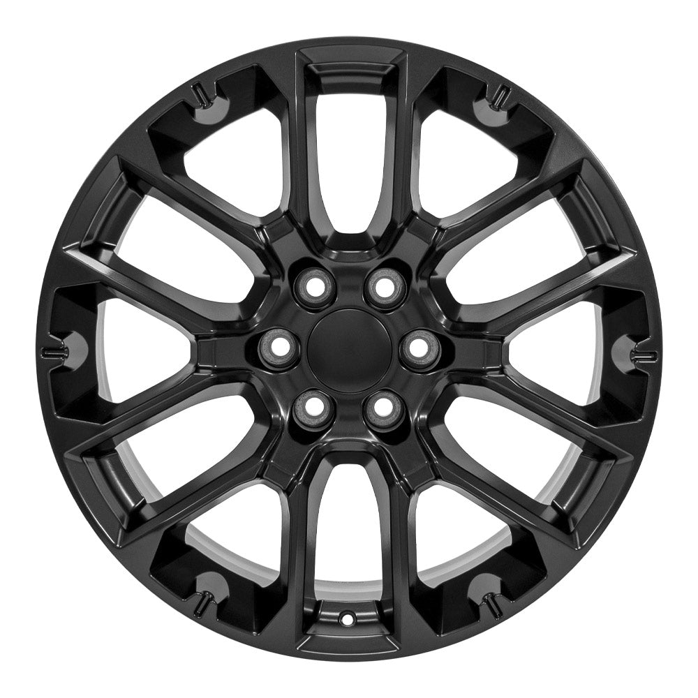 OE Wheels CV67-22090-6550-28B1 22" Replica fits Chevrolet Suburban 1500 Black