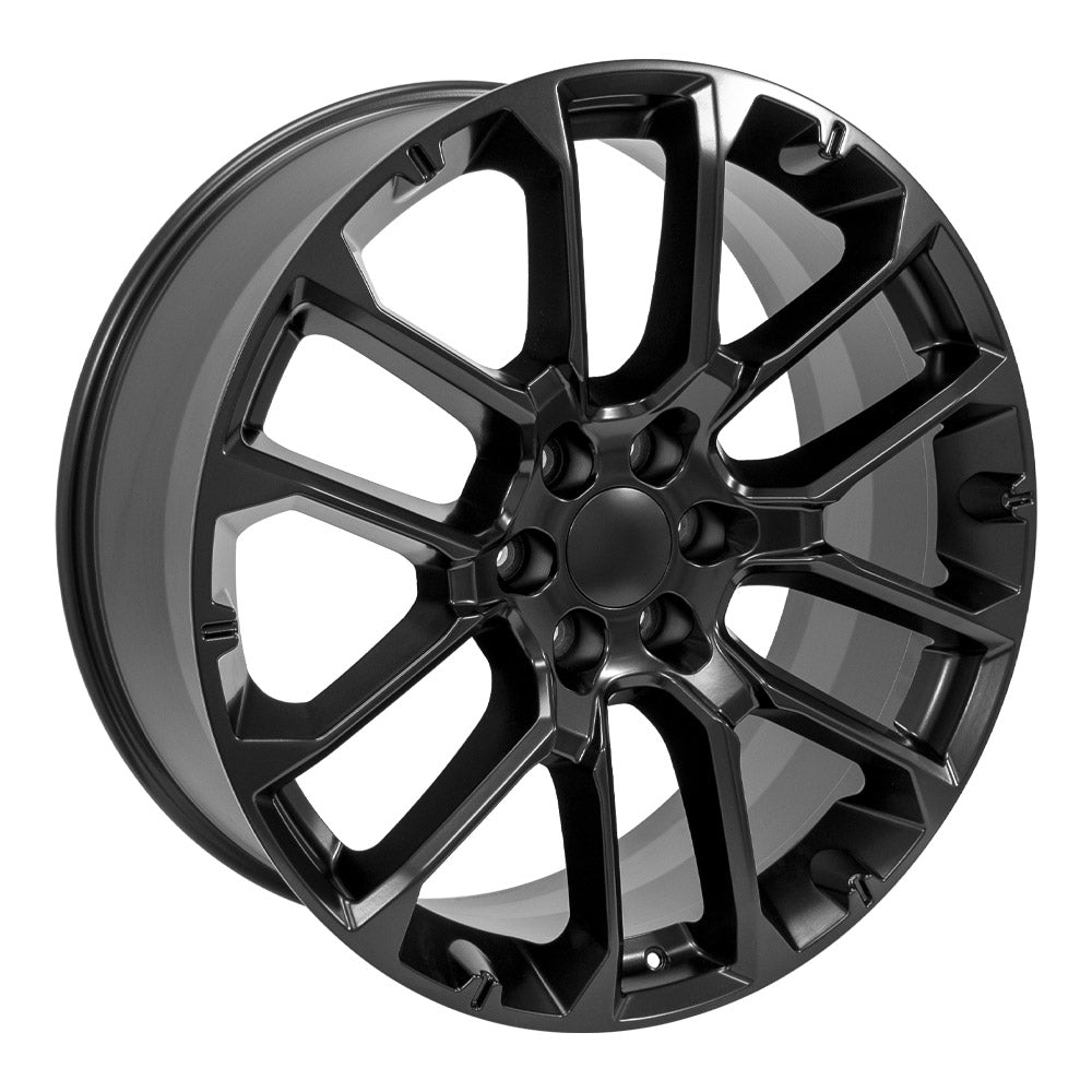 OE Wheels CV67-24100-6550-28B1 24" Replica fits Chevrolet Suburban 1500 Black