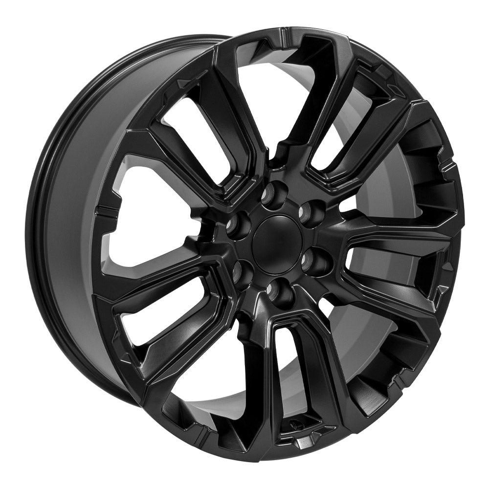 OE Wheels CV68-22090-6550-28B1 22" Replica fits Chevrolet Suburban 1500 Black