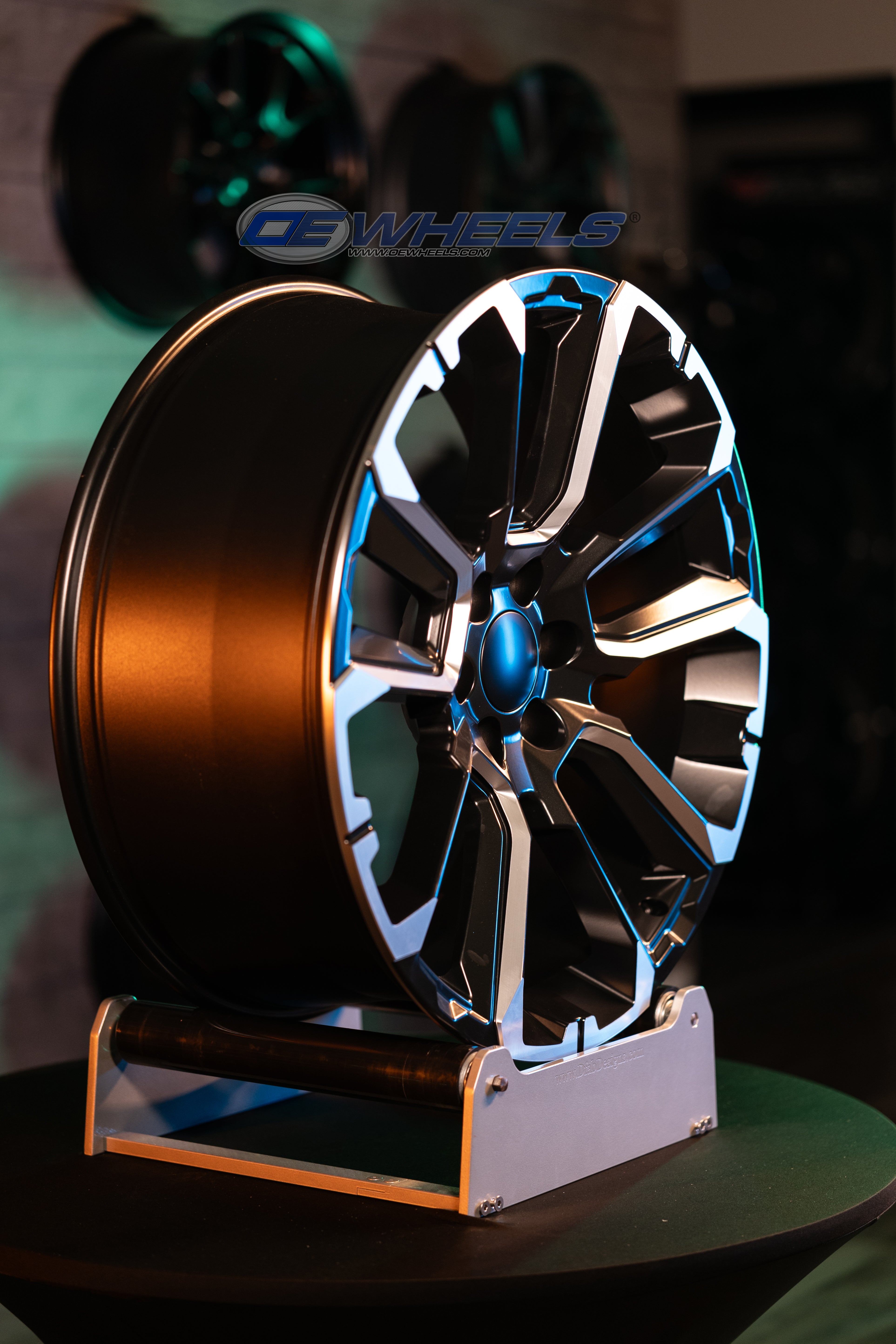 OE Wheels CV68-24100-6550-28B1M 24" Replica fits Chevrolet Suburban 1500 Black