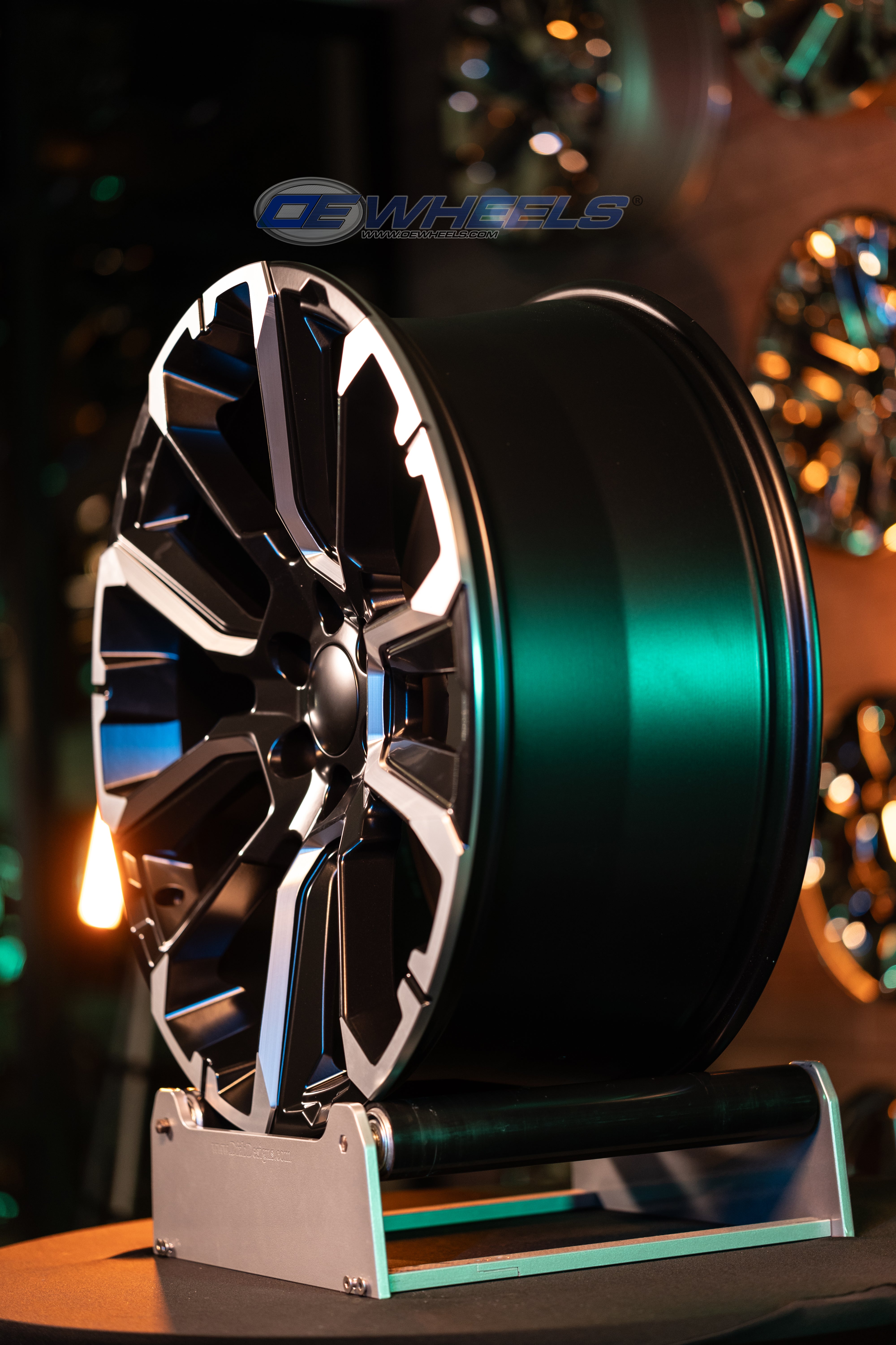 OE Wheels CV68-24100-6550-28B1M 24" Replica fits Chevrolet Suburban 1500 Black