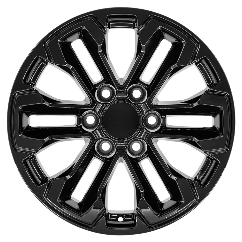 OE Wheels CV69-18085-6550-26B 18" Replica fits Chevrolet Silverado Gloss Black