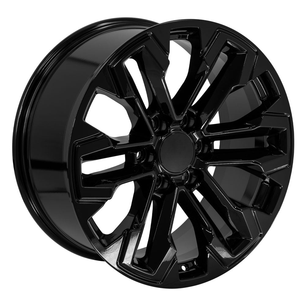 OE Wheels CV69-20090-6550-26B 20" Replica fits Chevrolet Silverado Gloss Black