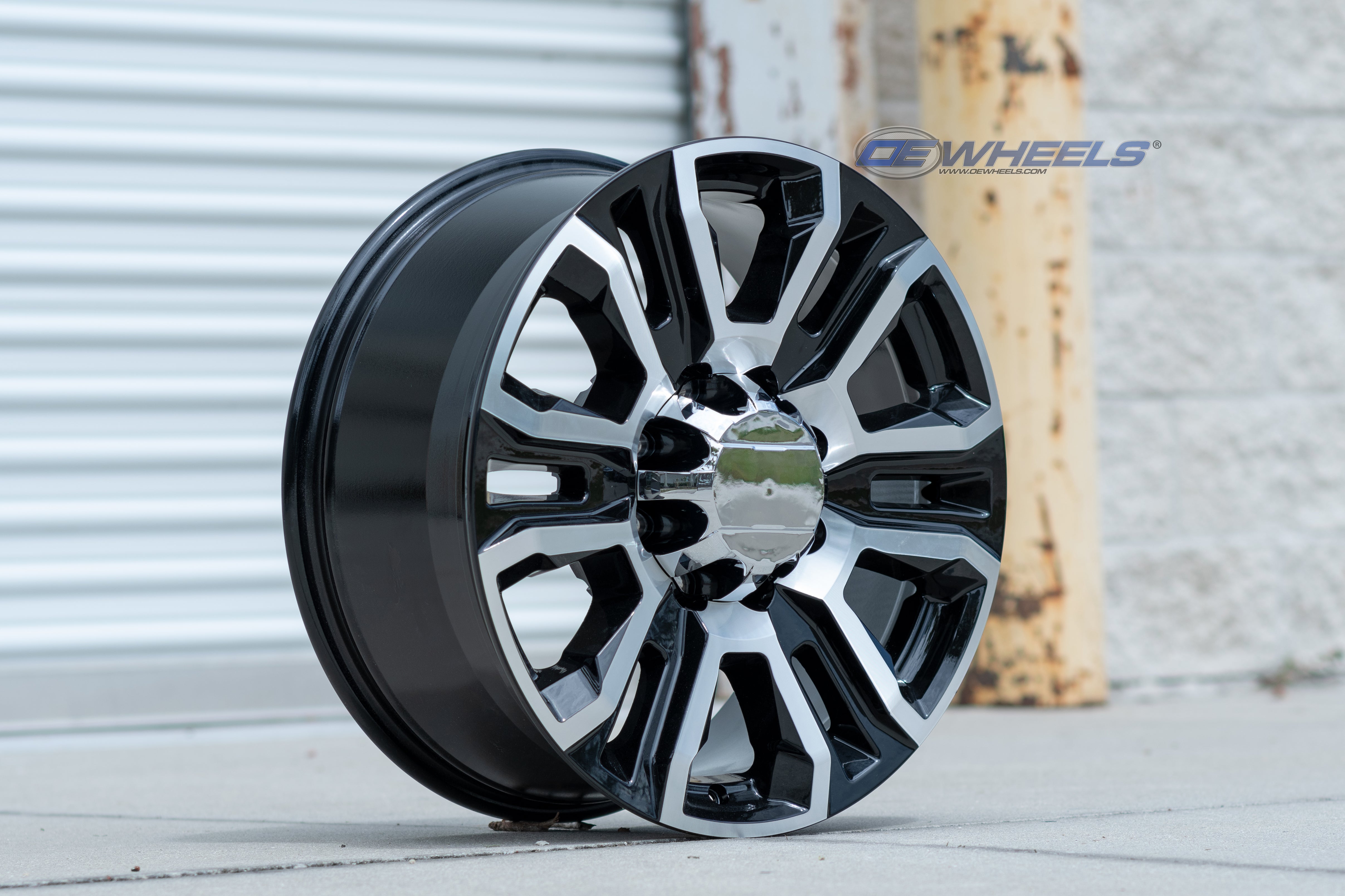 OE Wheels CV70A-20085-8650-12MB 20" Replica fits GMC Sierra 2500 3500 Black