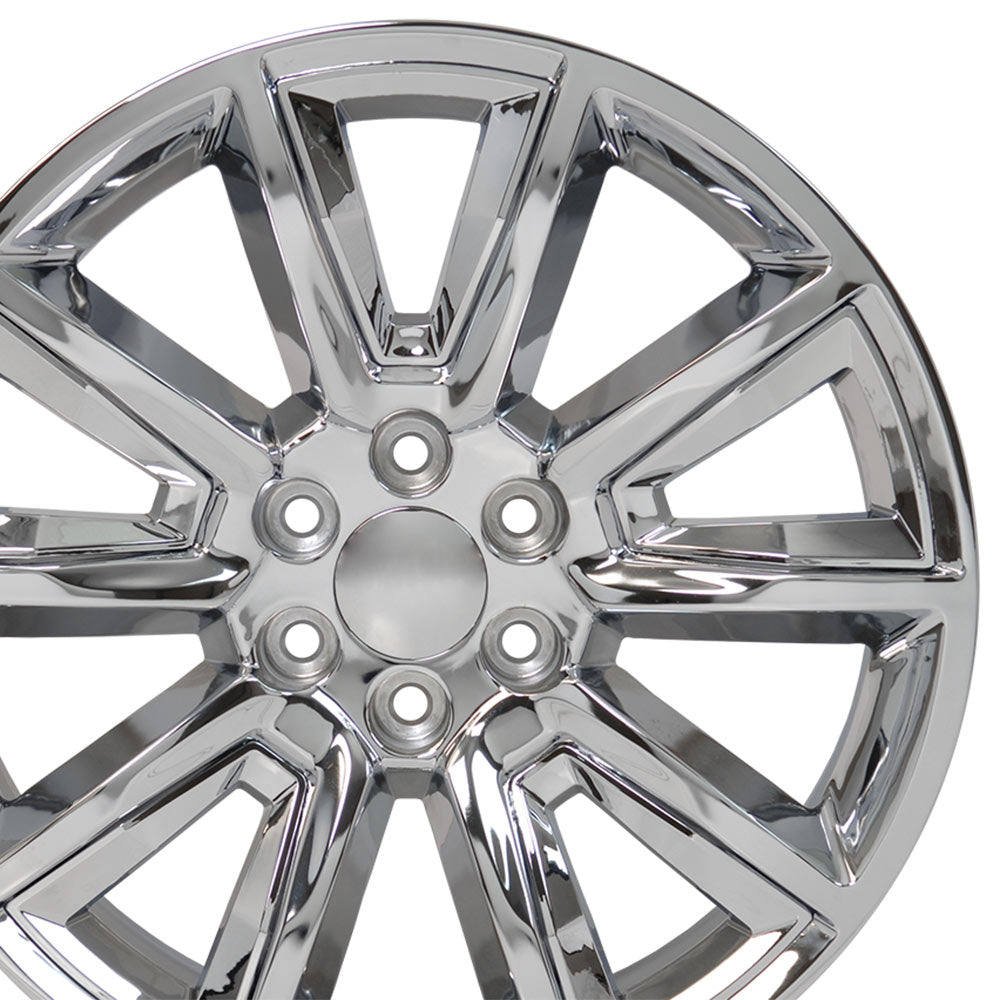OE Wheels CV73-20085-6550-24C-ic 20" Replica fits Chevrolet Tahoe 20x8.5 Chrome
