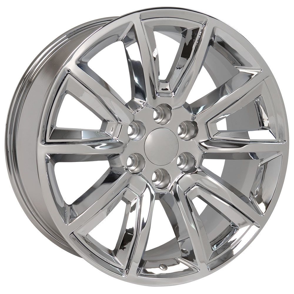 OE Wheels CV73-20085-6550-24C-ic 20" Replica fits Chevrolet Tahoe 20x8.5 Chrome