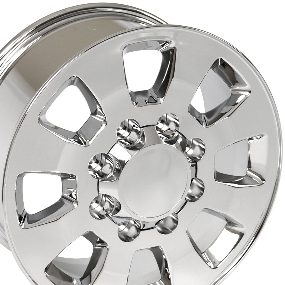 OE Wheels CV75B-18080-8180-44C 18" Replica CV75B fits GMC Sierra 18x8 Chrome