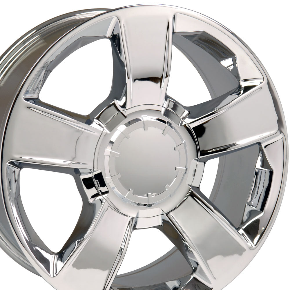 OE Wheels CV79-20085-6550-30C 20" Replica CV79 fits Chevrolet 20x8.5 Chrome