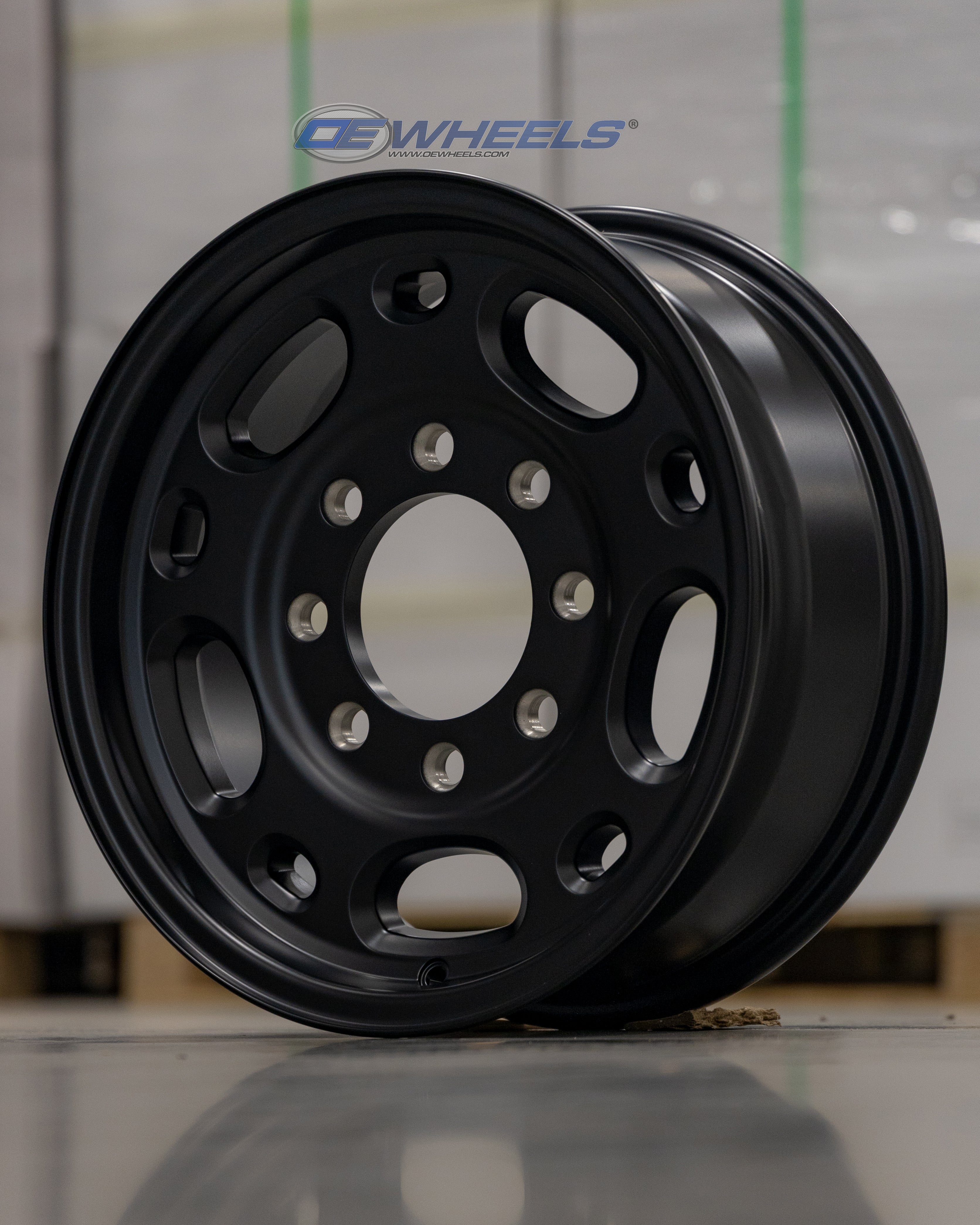 OE Wheels CV82-16065-8650-28B1 16" Replica fits Chevrolet 8 Lug Suburban Black