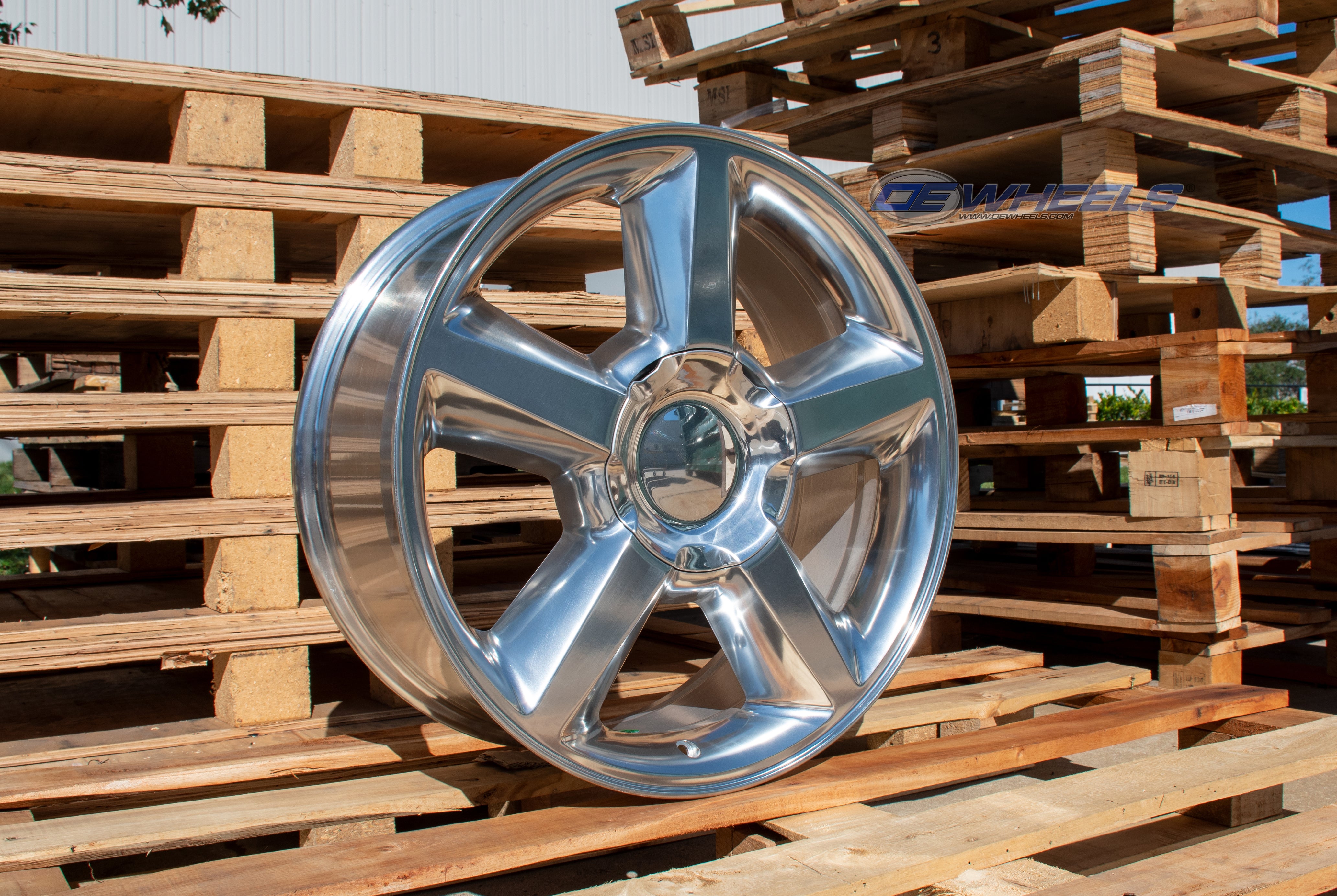 OE Wheels CV83-20085-6550-31P 20" Replica fits Chevrolet Tahoe 20x8.5 Polished