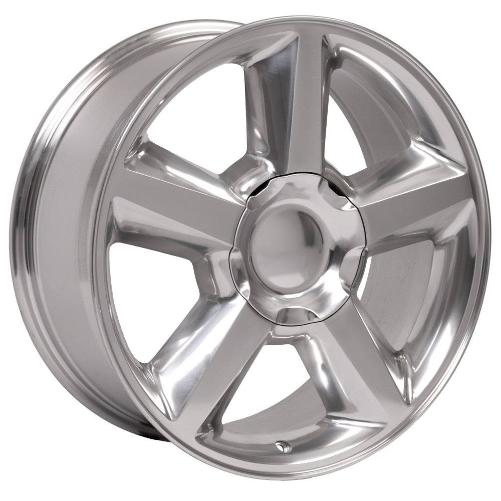 OE Wheels CV83-20085-6550-31P 20" Replica fits Chevrolet Tahoe 20x8.5 Polished