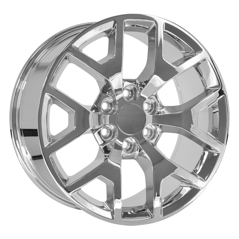 OE Wheels CV92-22090-6550-31C 22" Replica CV92 fits GMC Sierra 22x9 Chrome