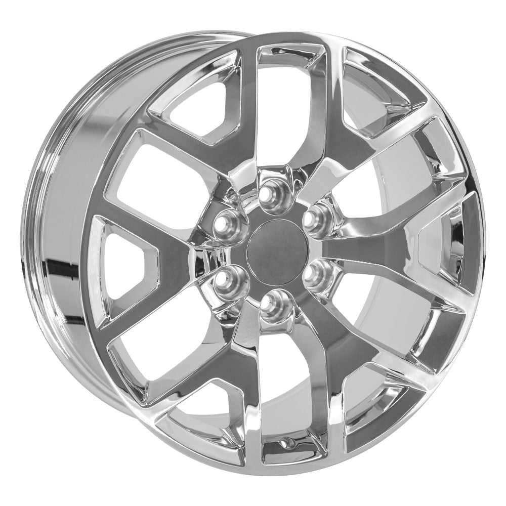 OE Wheels CV92-22090-6550-31C 22" Replica CV92 fits GMC Sierra 22x9 Chrome