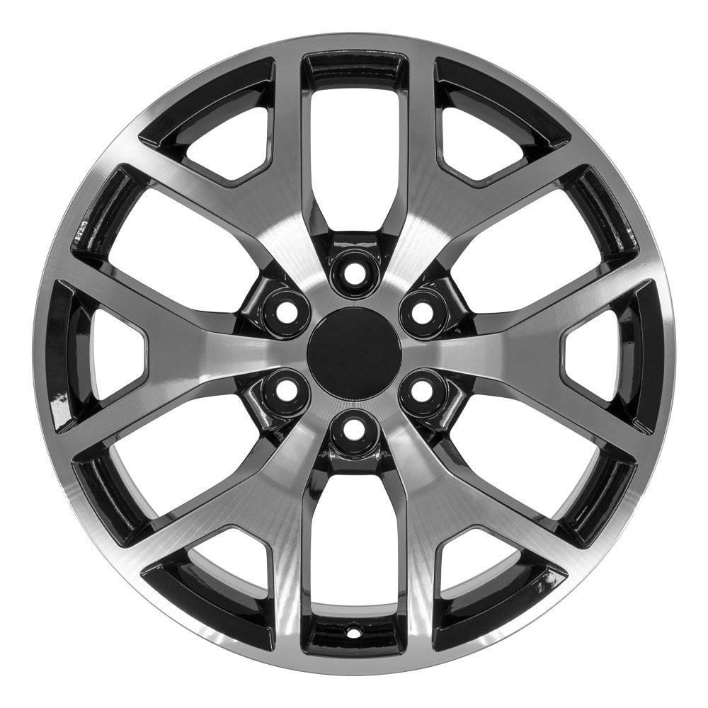 OE Wheels CV92-20090-6550-27MB 20" Replica CV92 fits GMC Sierra 20x9 Machined