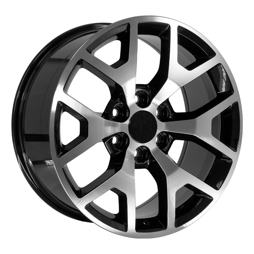 OE Wheels CV92-20090-6550-27MB 20" Replica CV92 fits GMC Sierra 20x9 Machined