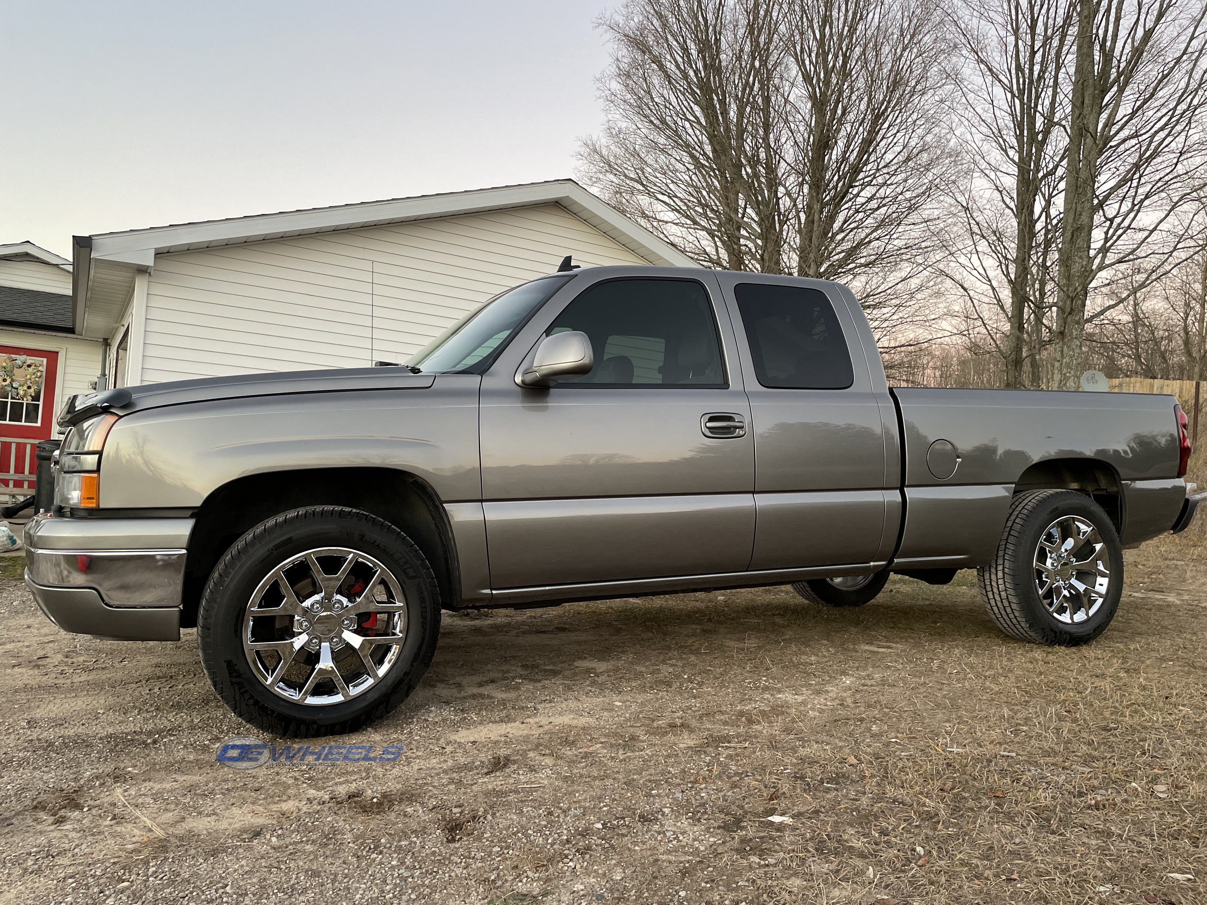 OE Wheels CV92-20090-6550-27C 20" Replica CV92 fits GMC Sierra 20x9 Chrome