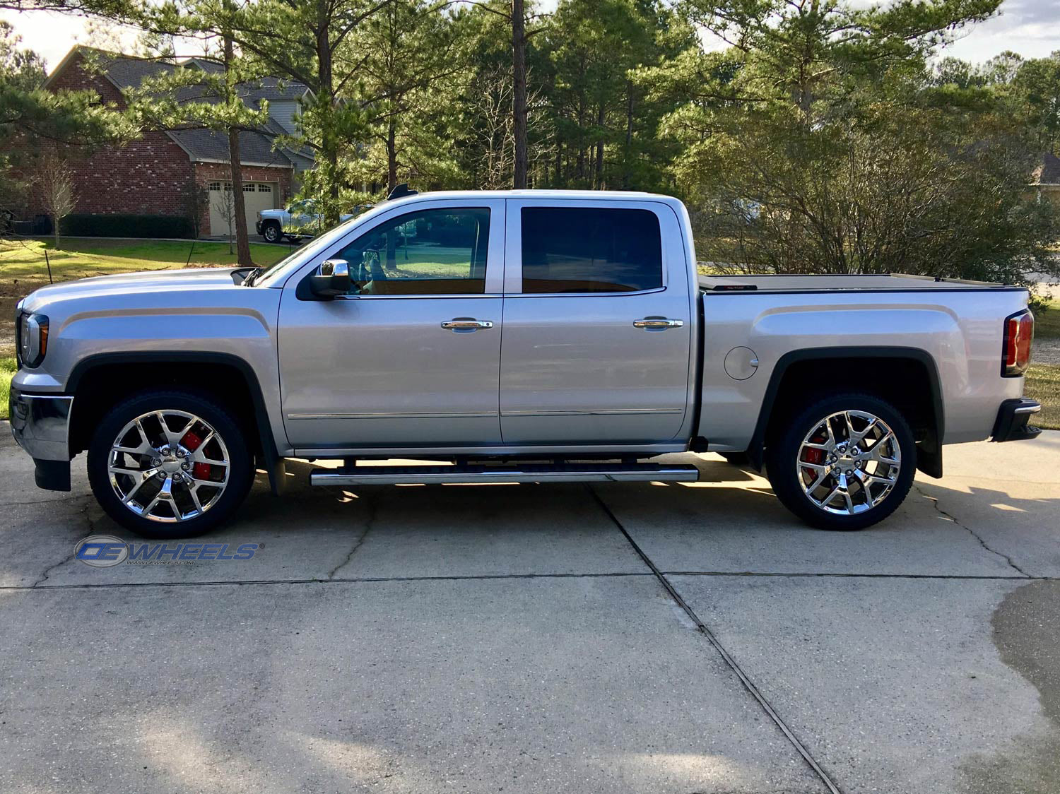 OE Wheels CV92-22090-6550-31C 22" Replica CV92 fits GMC Sierra 22x9 Chrome