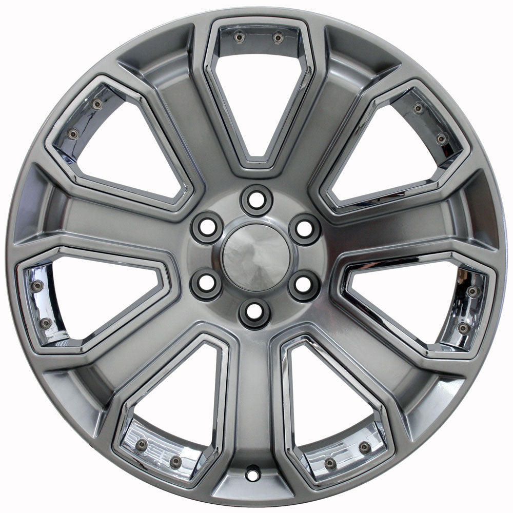 OE Wheels CV93-20085-6550-31HB-ic 20" Replica fits Chevrolet Silverado Hyper