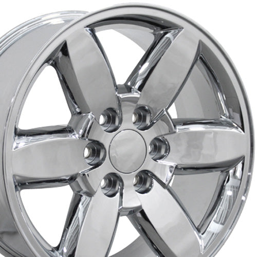 OE Wheels CV94-20085-6550-31C 20" Replica fits Chevrolet Silverado 20x8.5 Chrome