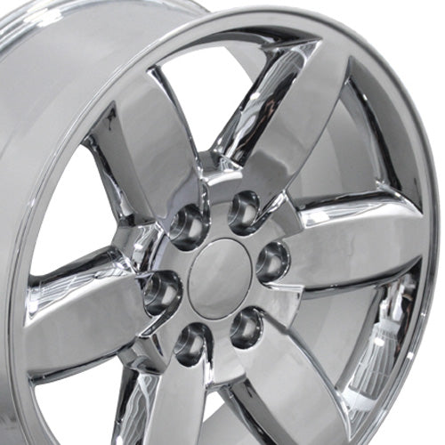 OE Wheels CV94-20085-6550-31C 20" Replica fits Chevrolet Silverado 20x8.5 Chrome