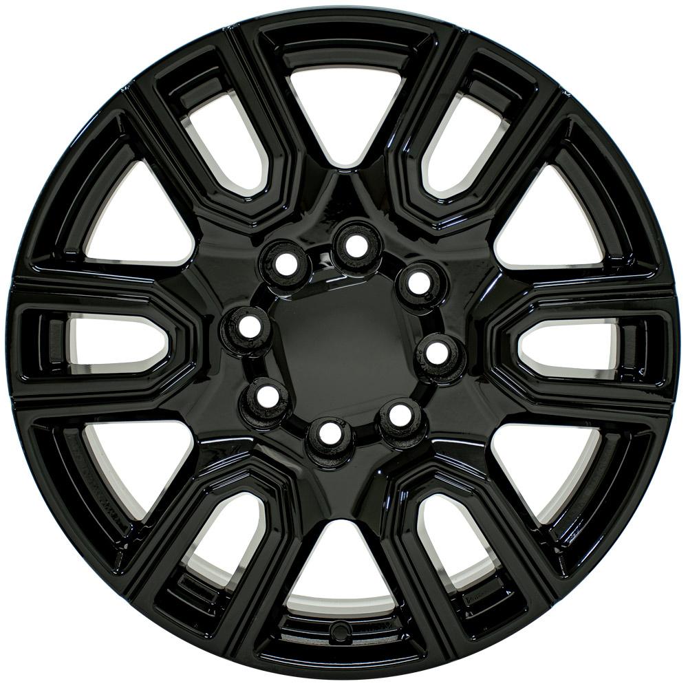 OE Wheels CV96B-20085-8180-47B 20" Replica fits GMC Sierra 2500/3500 Black