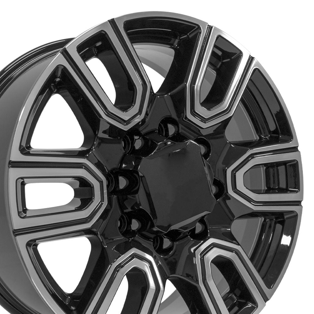 OE Wheels CV96B-20085-8180-47MB 20" Replica fits GMC Sierra 2500/3500 Black