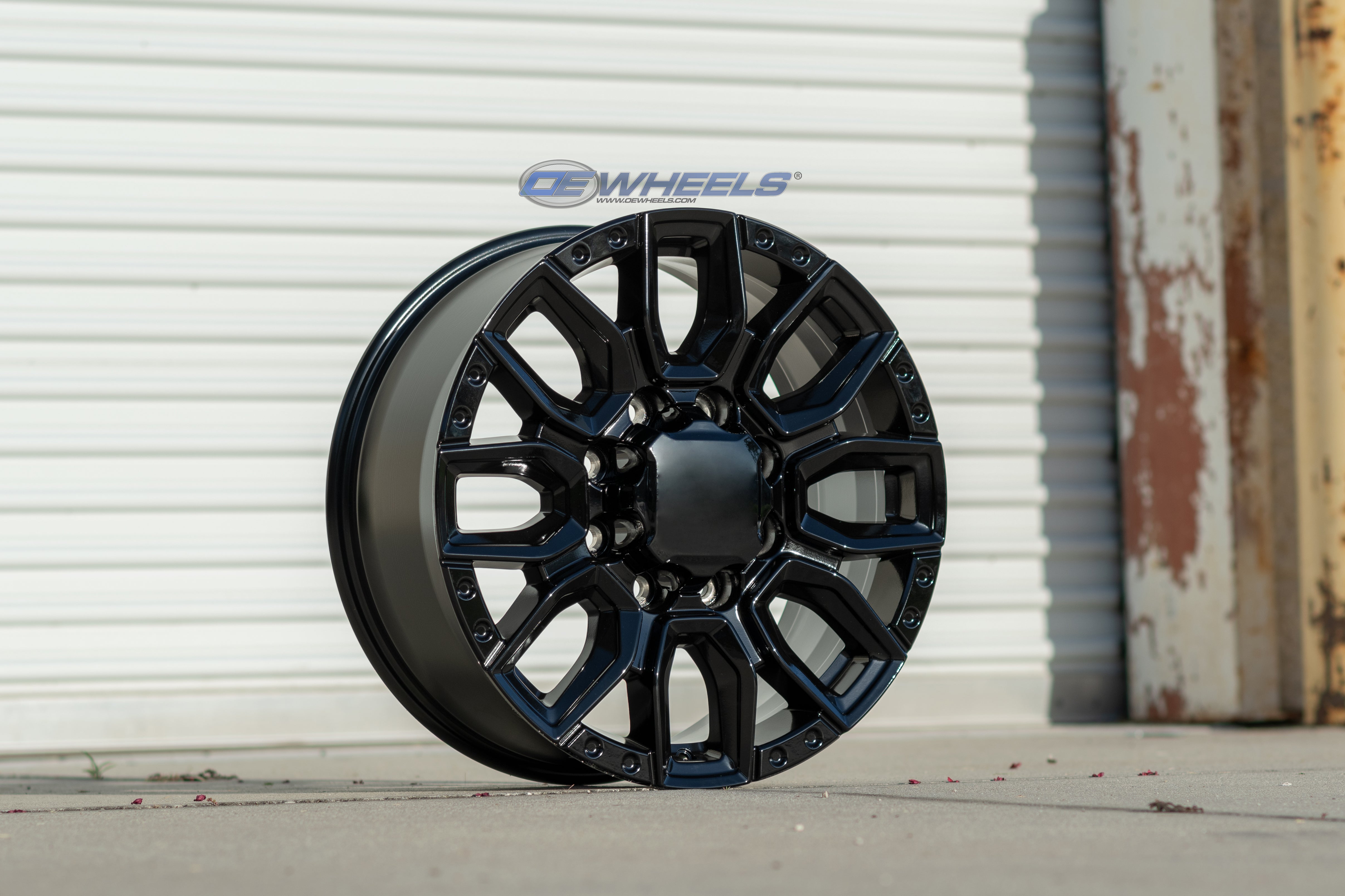 OE Wheels CV97A-20085-8650-12B 20" Replica fits GMC Sierra 2500/3500 Black