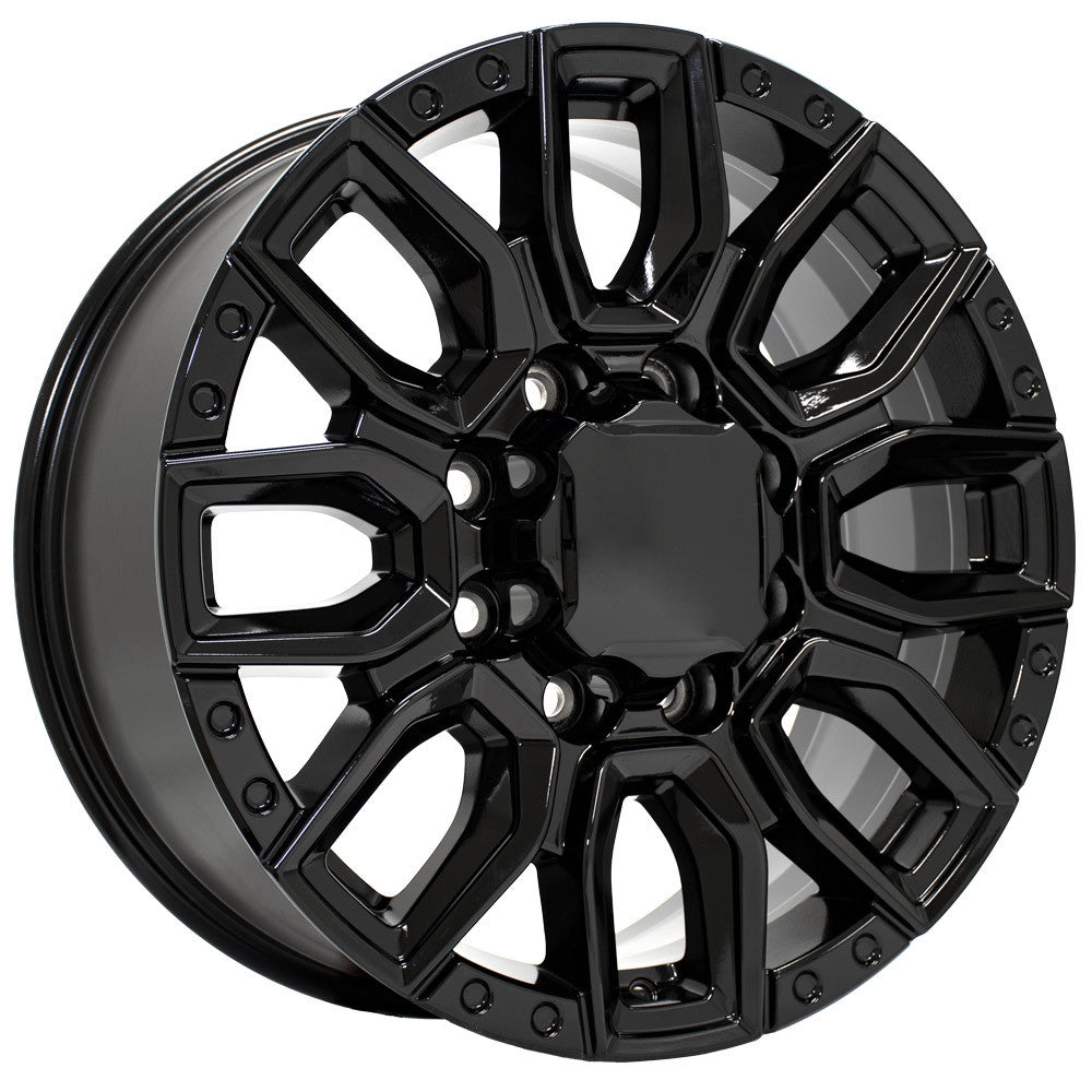 OE Wheels CV97A-20085-8650-12B 20" Replica fits GMC Sierra 2500/3500 Black