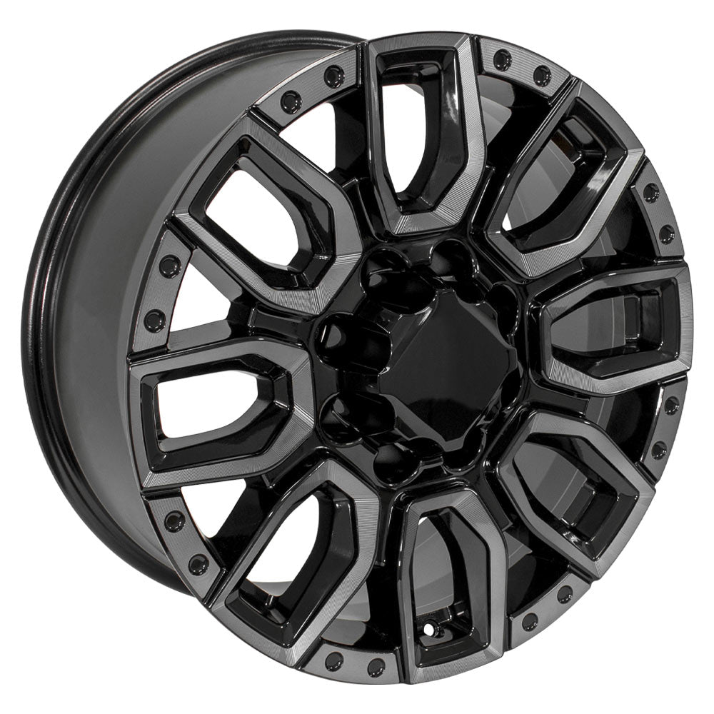 OE Wheels CV97A-20085-8650-12BMT 20" Replica fits GMC Sierra 2500/3500 Black