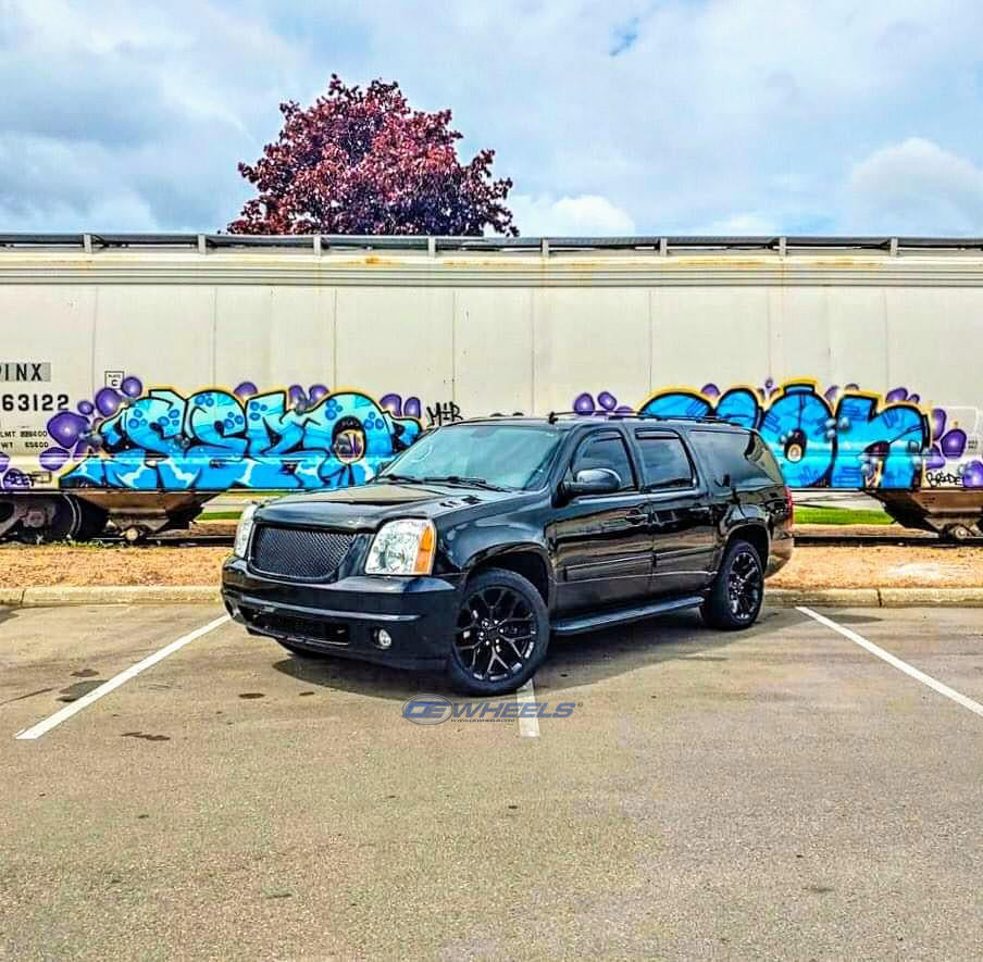 OE Wheels CV98B-20090-6550-24B 20" Replica CV98B fits Chevy Silverado 20x9 Black
