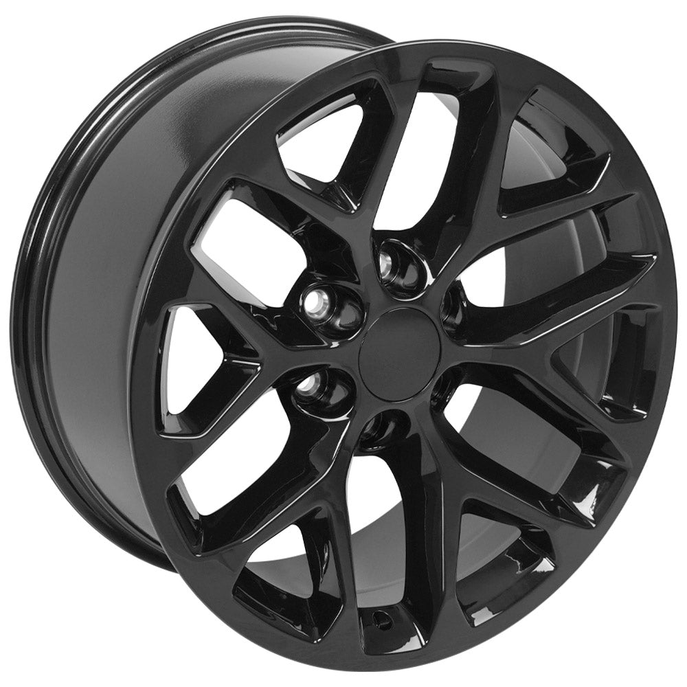 OE Wheels CV98B-20090-6550-24B 20" Replica CV98B fits Chevy Silverado 20x9 Black