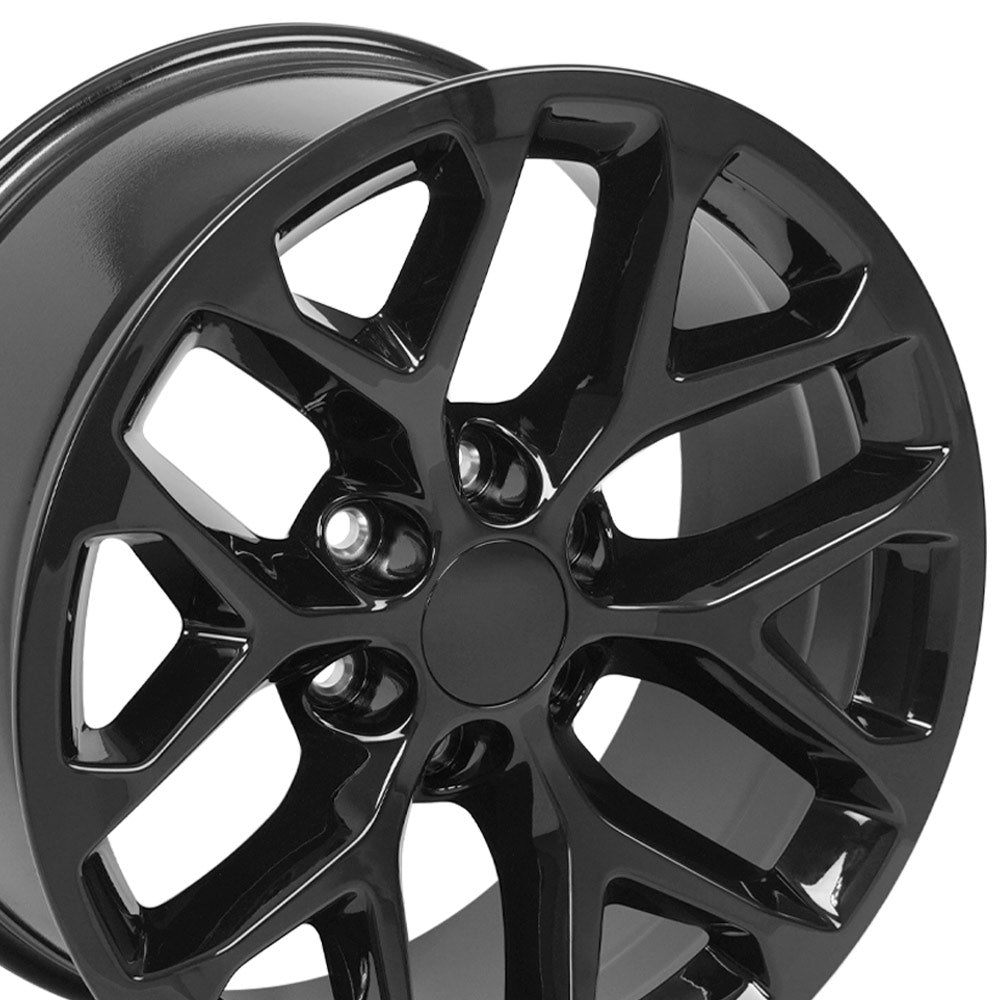 OE Wheels CV98B-20090-6550-24B 20" Replica CV98B fits Chevy Silverado 20x9 Black