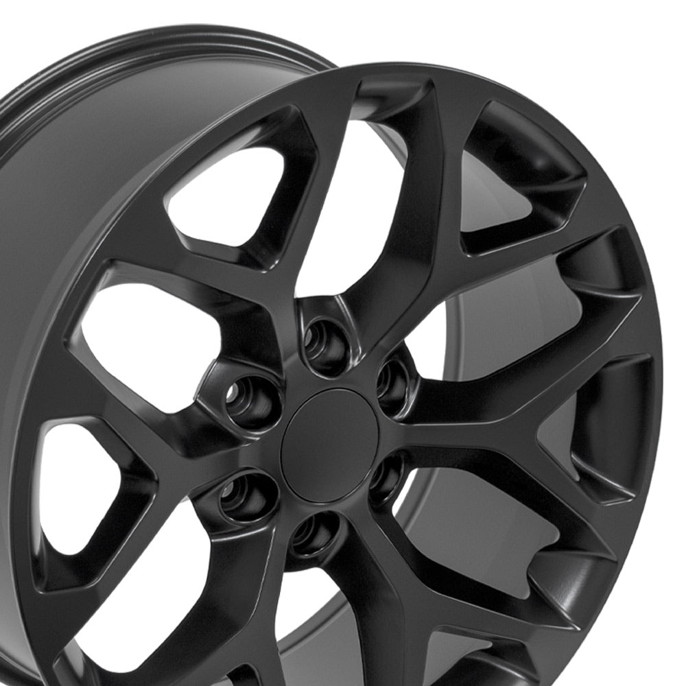 OE Wheels CV98B-20090-6550-24B1 20" Replica fits Chevy Silverado Satin Black