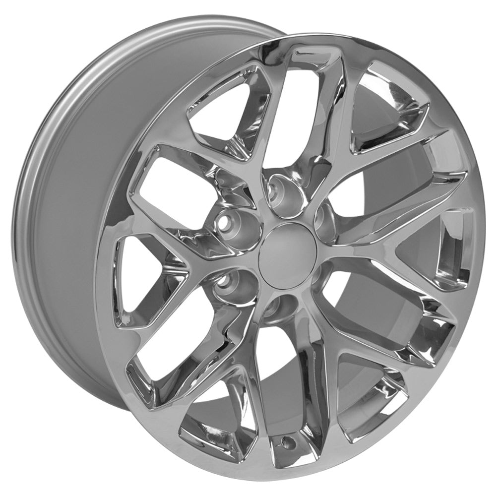 OE Wheels CV98B-20090-6550-24C 20" Replica CV98B fits Chevy Silverado Chrome