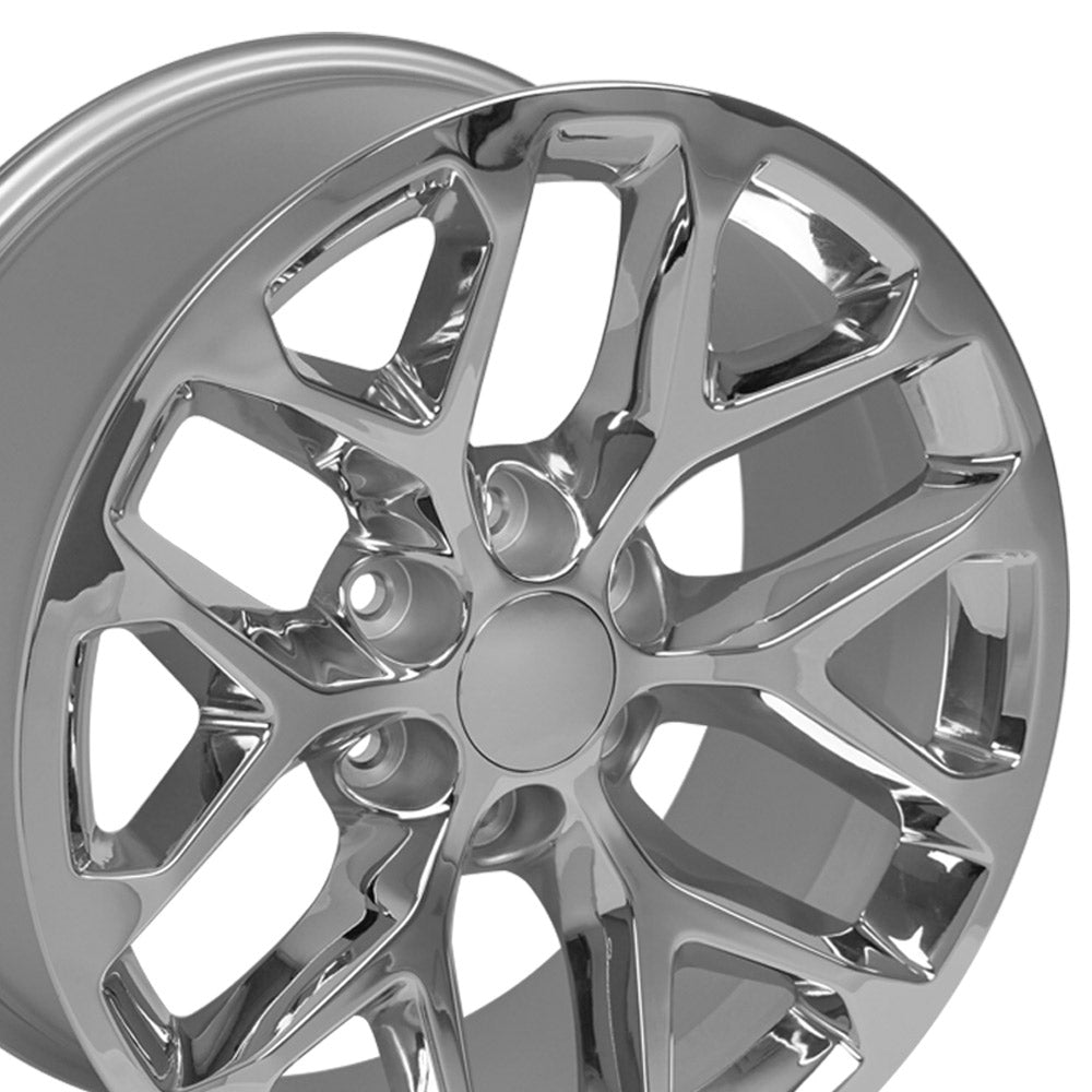 OE Wheels CV98B-20090-6550-24C 20" Replica CV98B fits Chevy Silverado Chrome